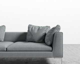 Hugo Sofa Linen Weave Concrete Hugo Sofa Linen Weave Concrete