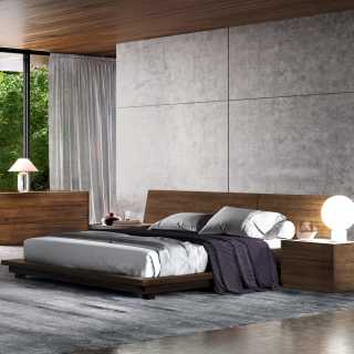 Hunter Bed & Nightstand - Walnut Hunter Bed & Nightstand - Walnut