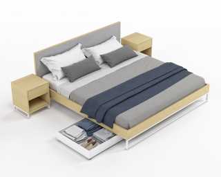Soren Bed w/ Soren Nightstand with Bo Storage Drawer Soren Bed w/ Soren Nightstand with Bo Storage Drawer