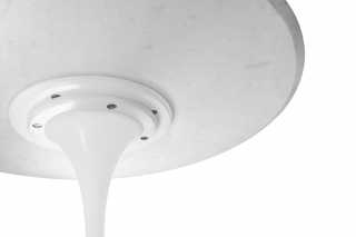 Saarinen Tulip Table - White Cararra Marble + White Base Saarinen Tulip Table - White Cararra Marble + White Base